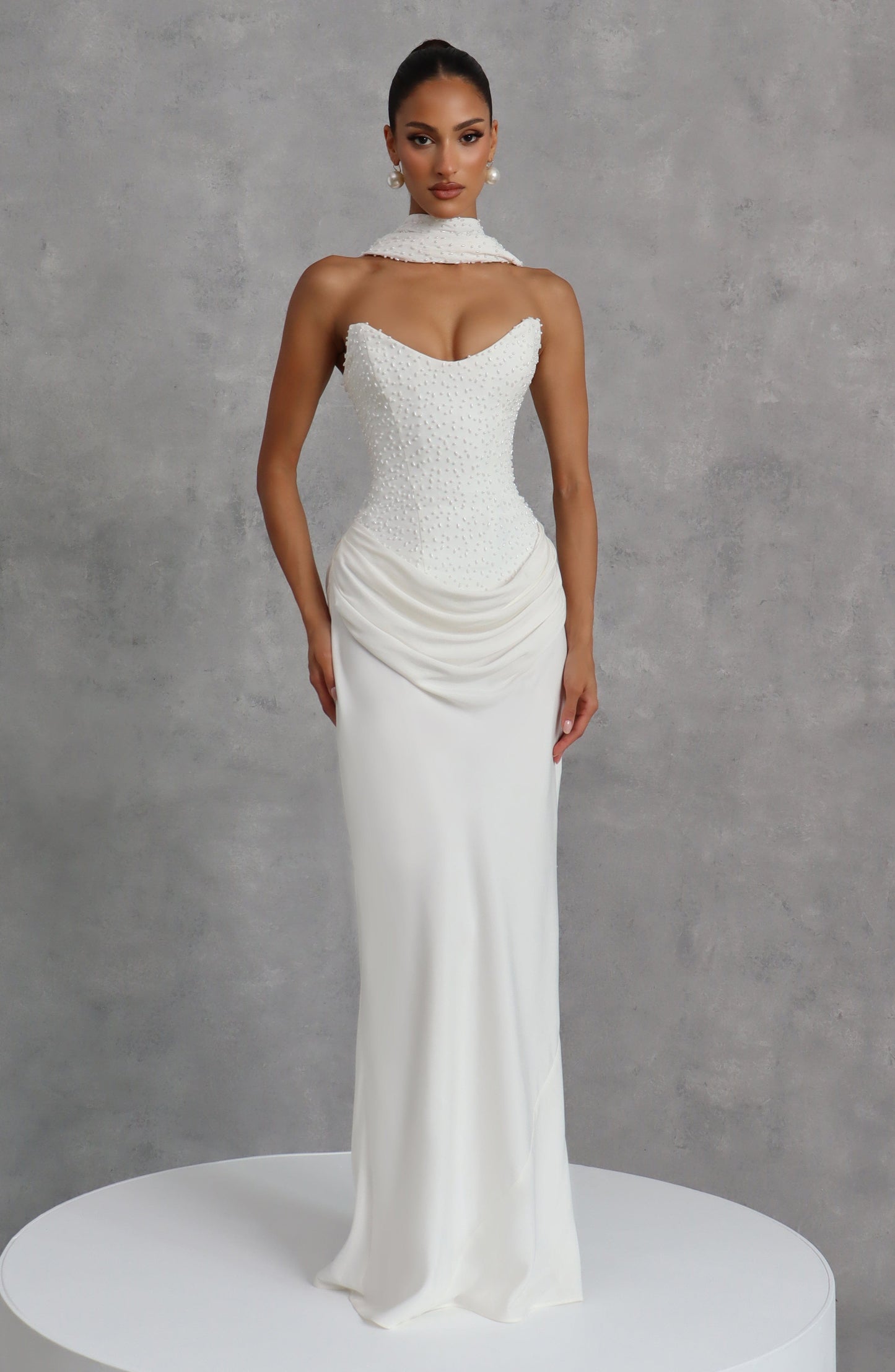 Tindra Maxi Dress Ivory