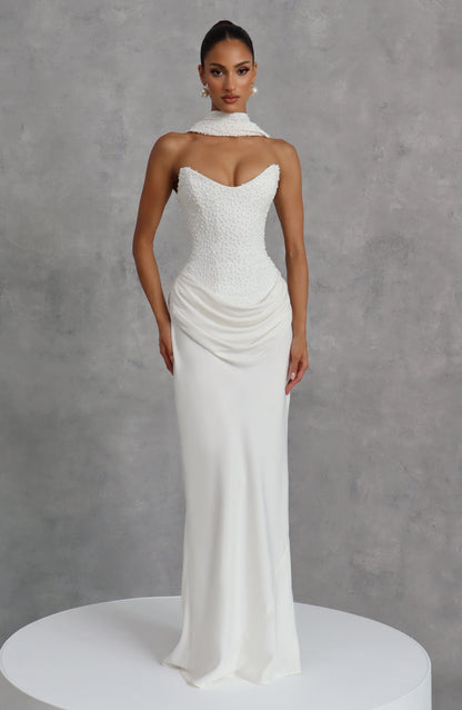 Tindra Maxi Dress Ivory