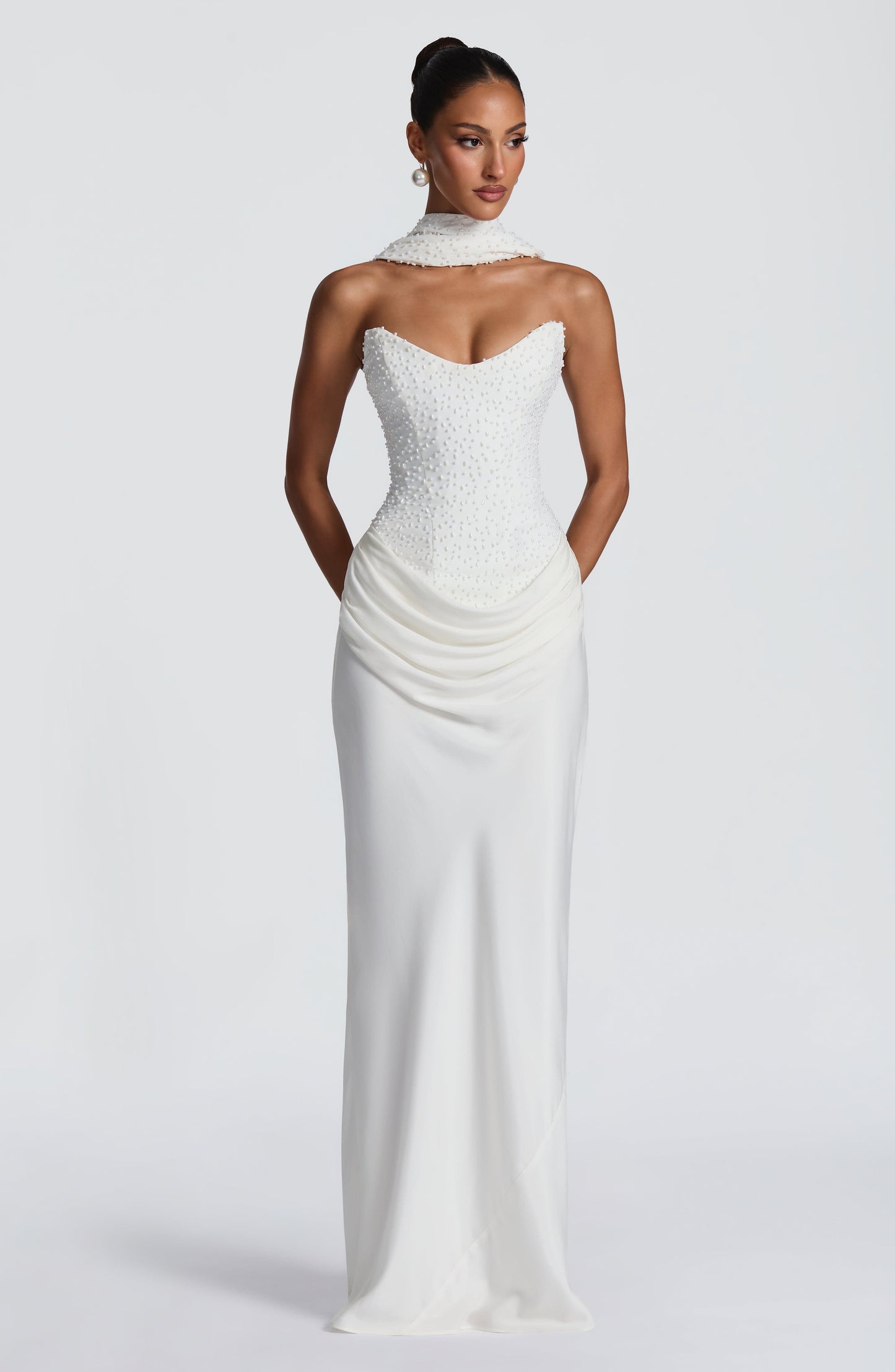 Tindra Maxi Dress Ivory