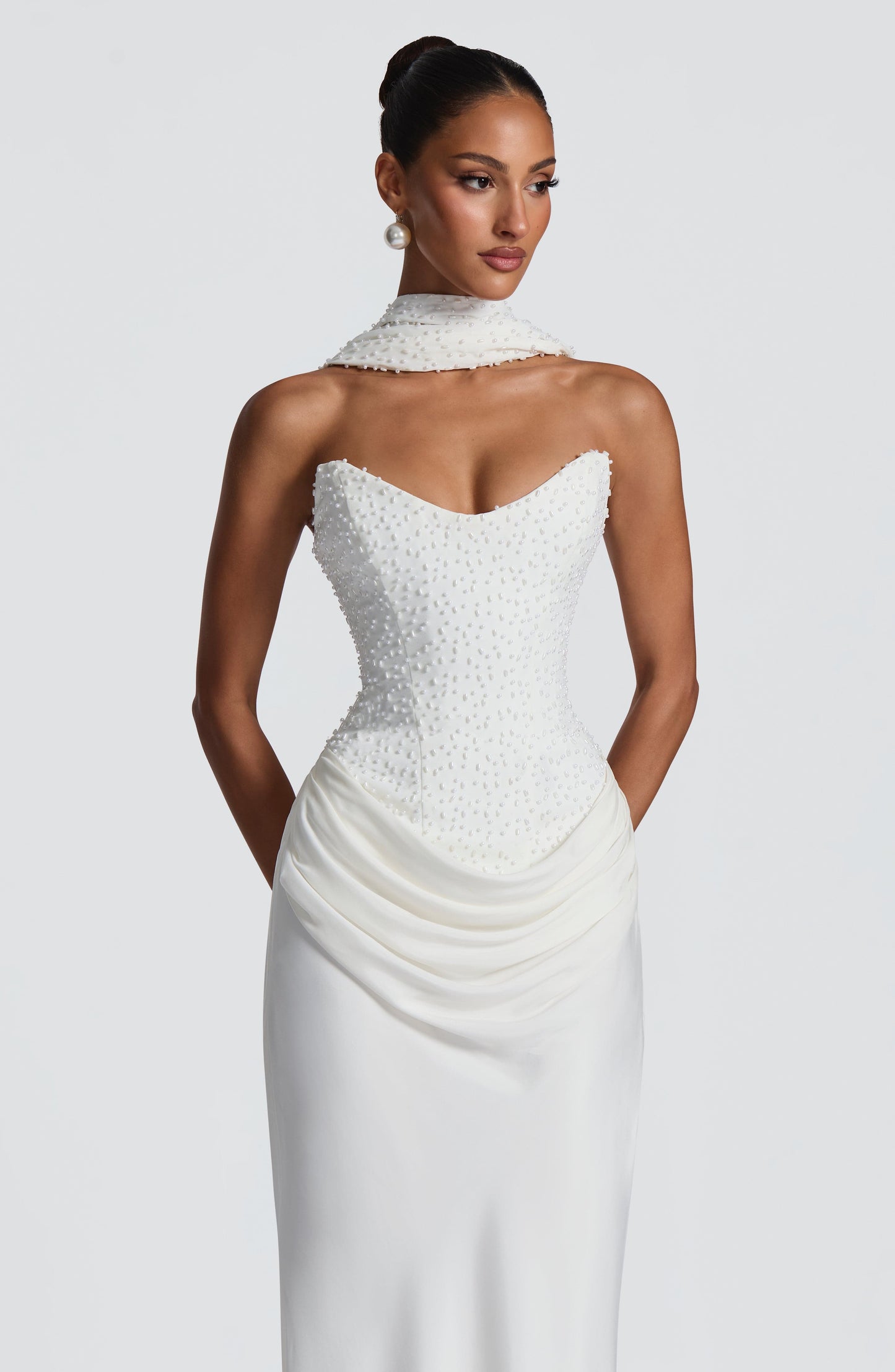 Tindra Maxi Dress Ivory