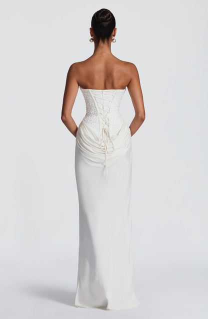 Tindra Maxi Dress Ivory