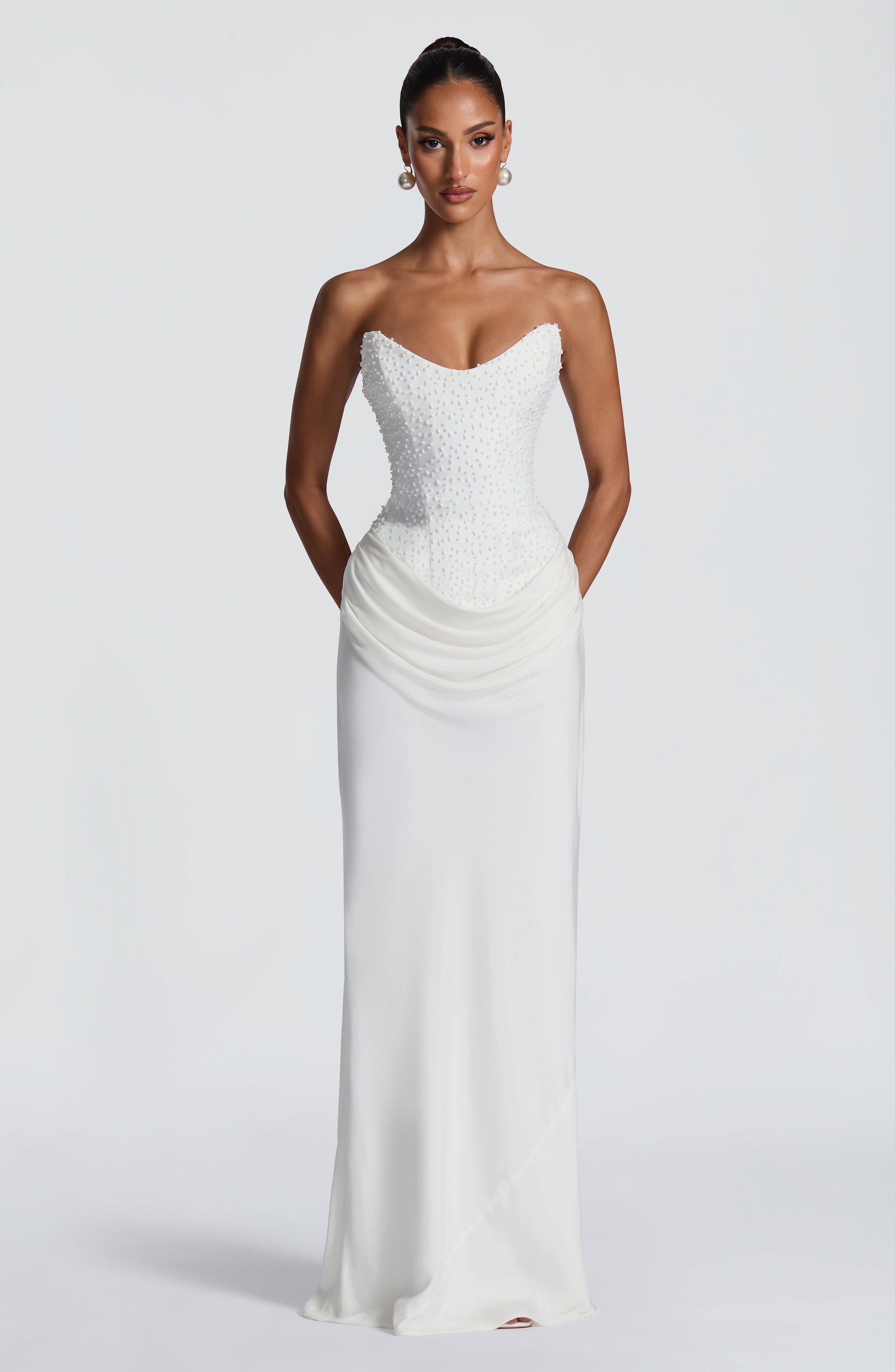 Tindra Maxi Dress Ivory