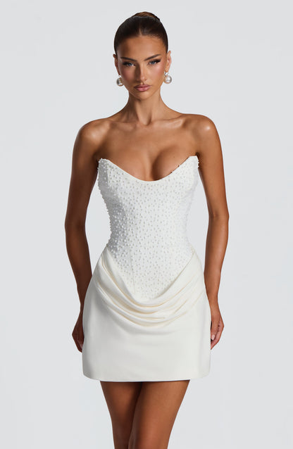 Tindra Mini Dress Ivory