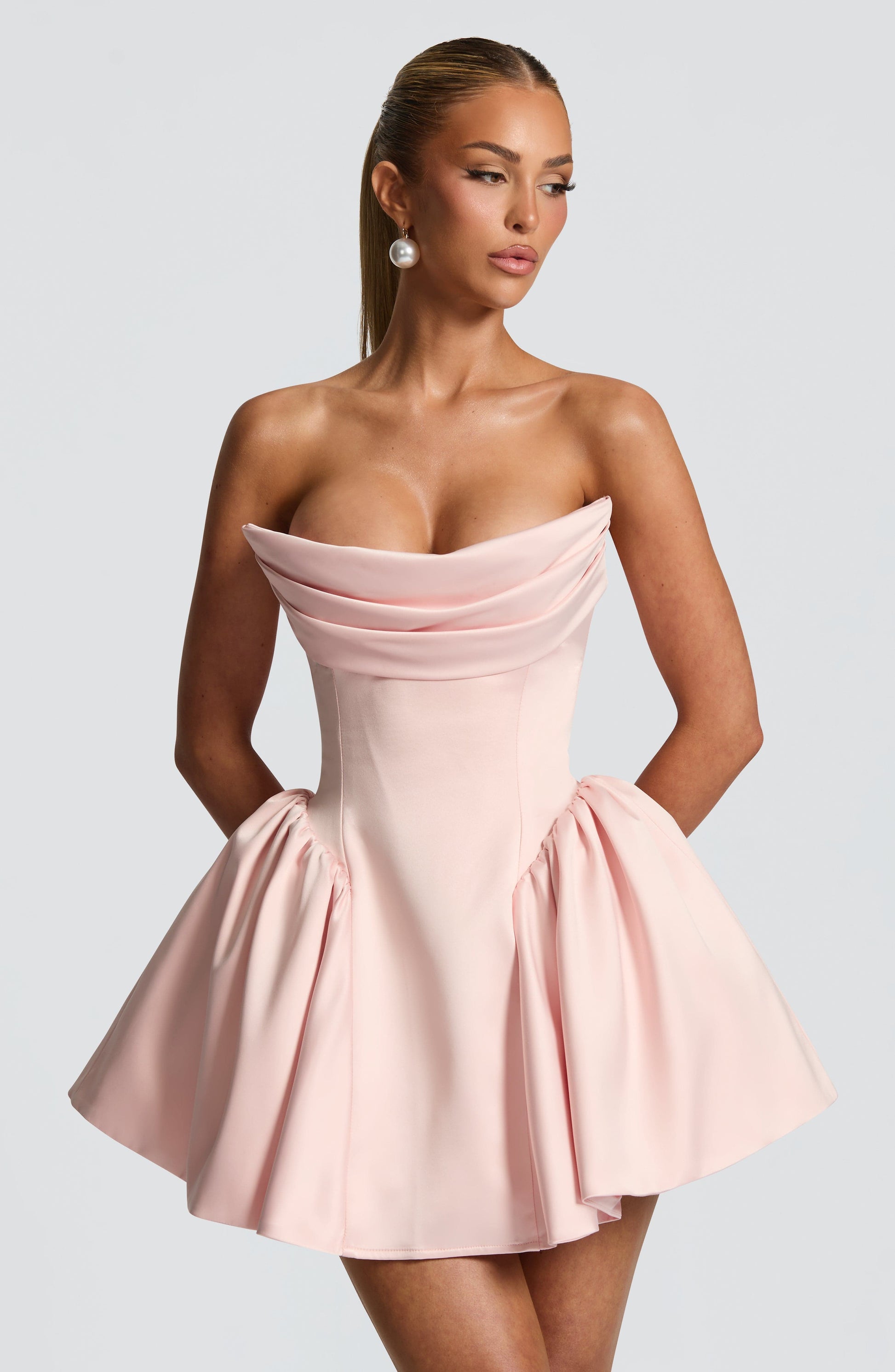 Trinity Mini Dress Blush