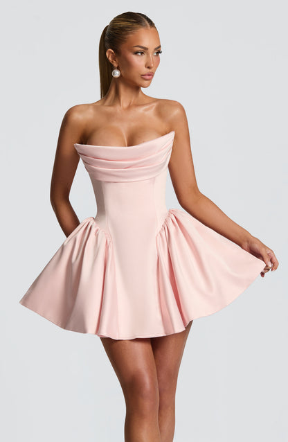 Trinity Mini Dress Blush