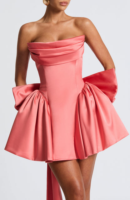 Trinity Mini Dress Coral Pink