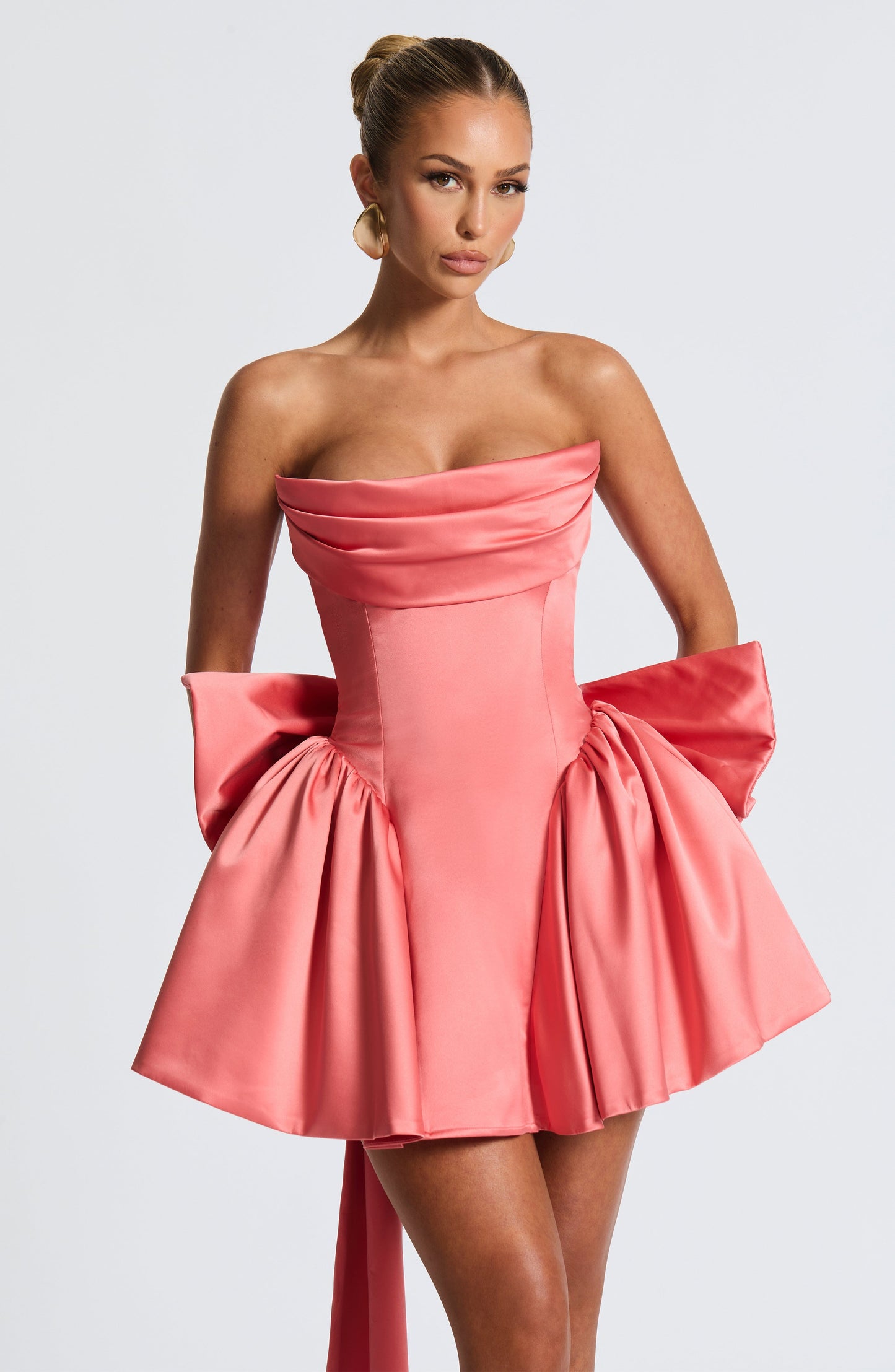 Trinity Mini Dress Coral Pink