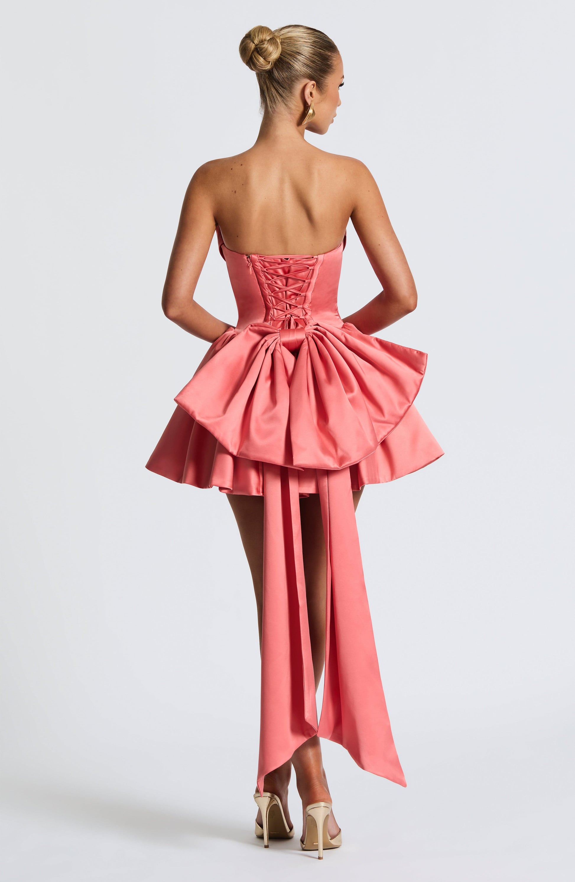 Trinity Mini Dress Coral Pink