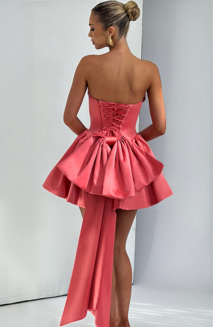 Trinity Mini Dress Coral Pink