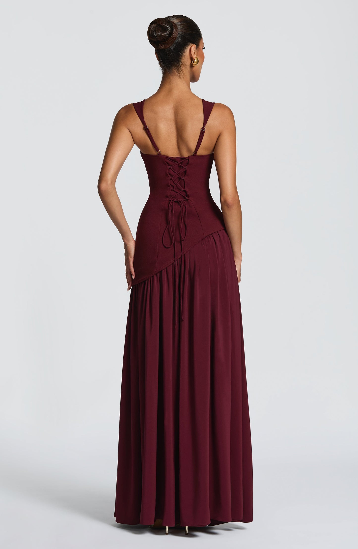 Tullulah Maxi Dress Cherry Lacquer