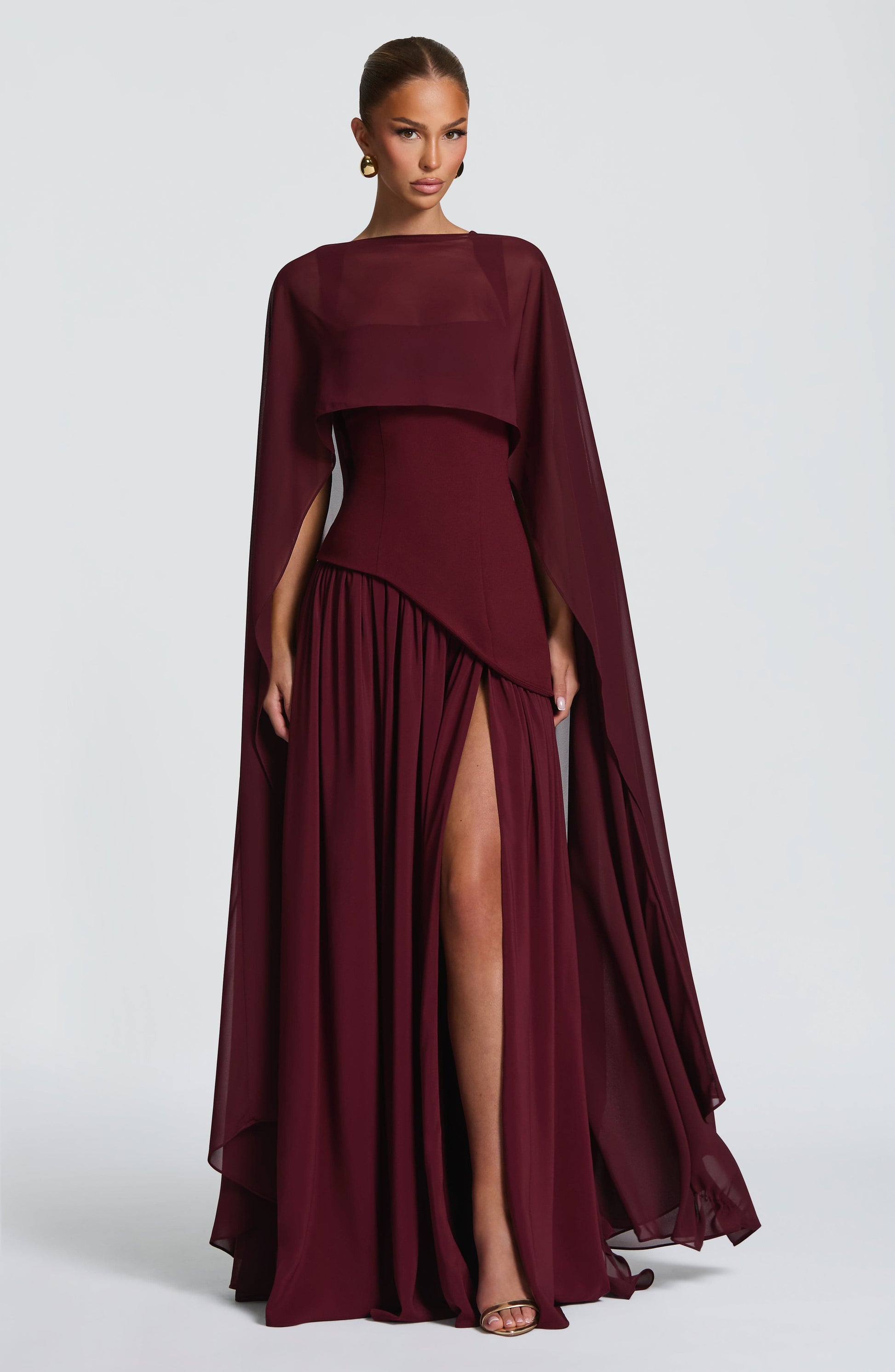 Tullulah Maxi Dress Cherry Lacquer
