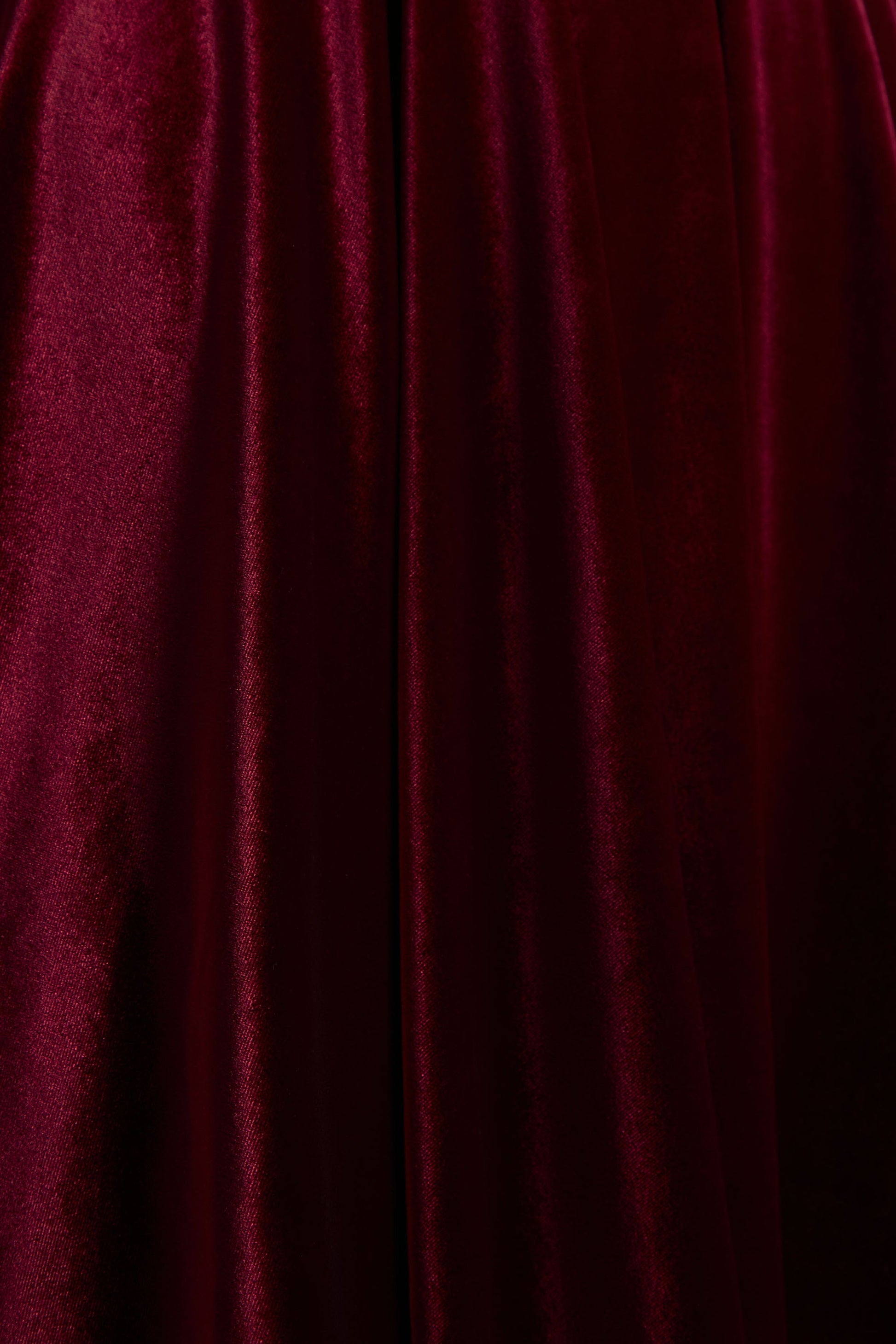 Roxanne | Burgundy Velvet Square-Neck Mini Dress