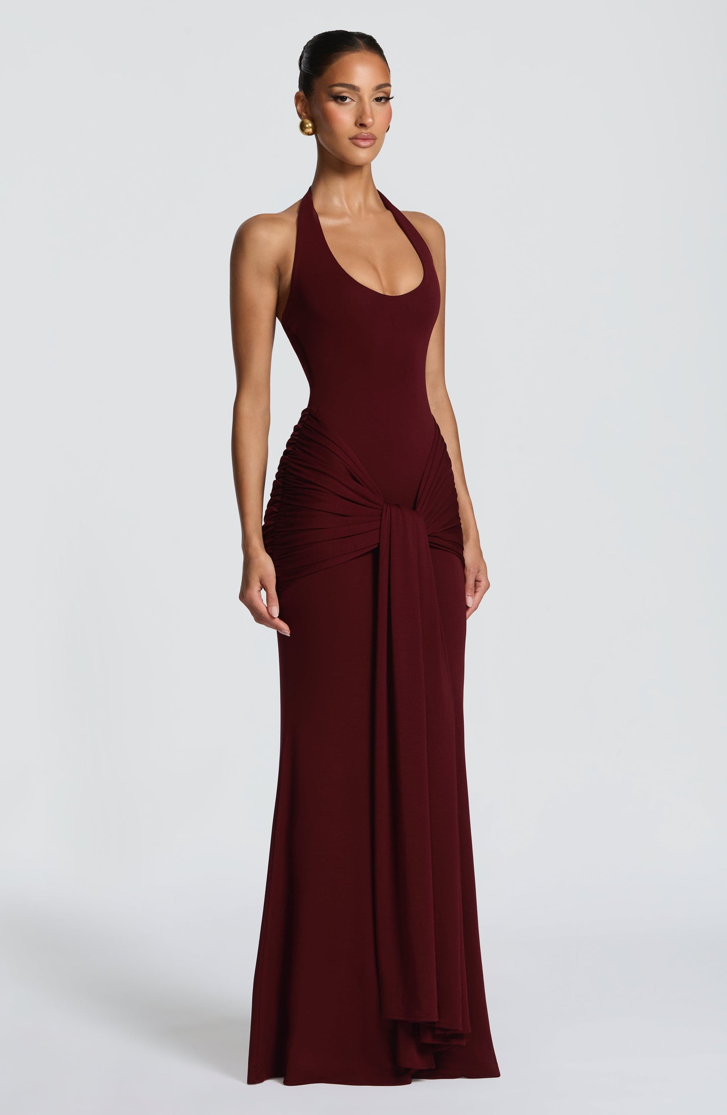 Veneda Maxi Dress Cherry Lacquer