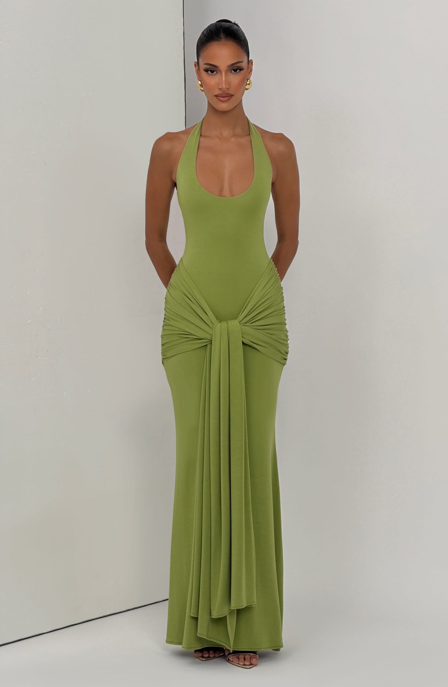 Veneda Maxi Dress Olive