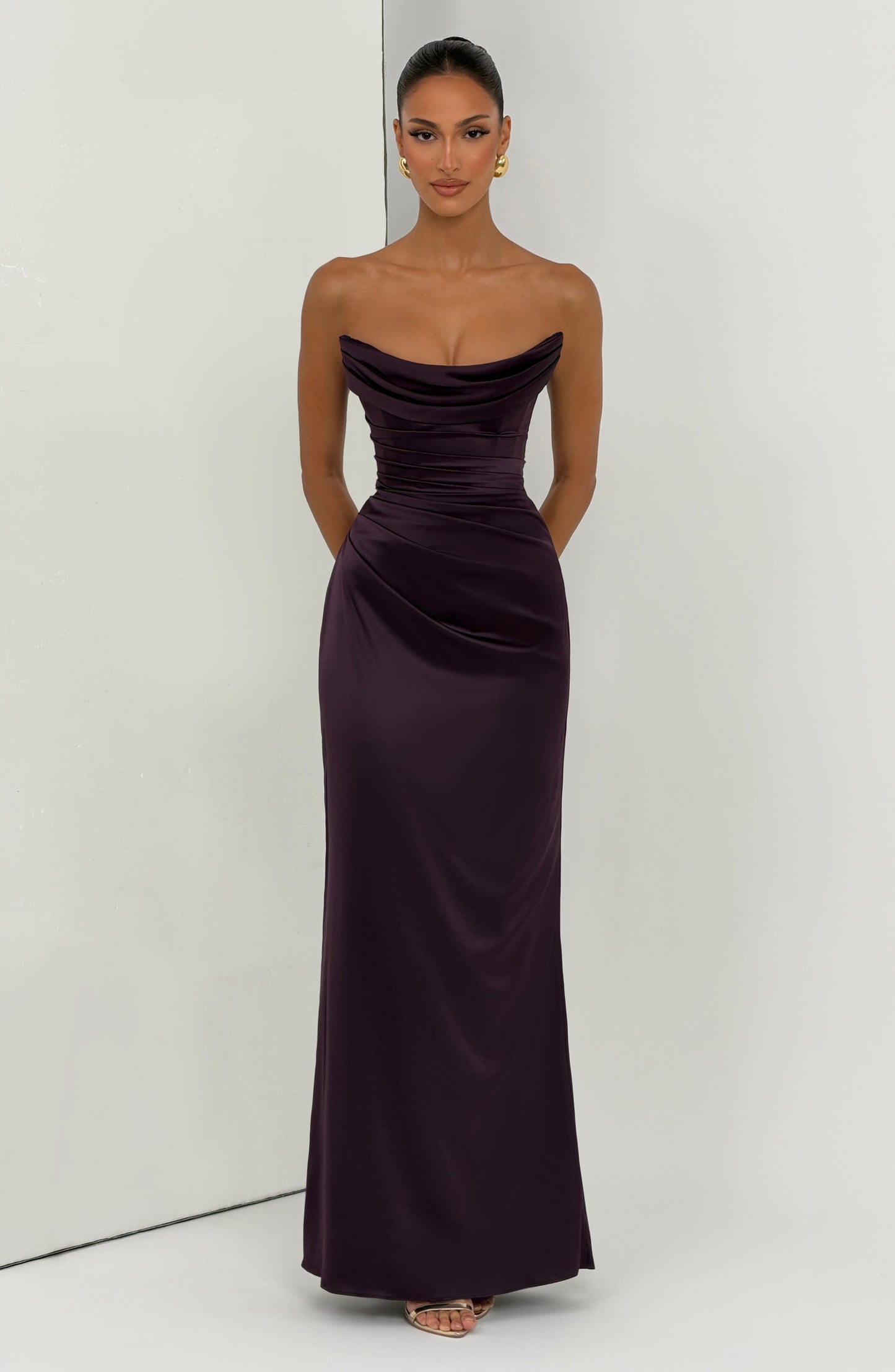 Vessa Maxi Dress Plum