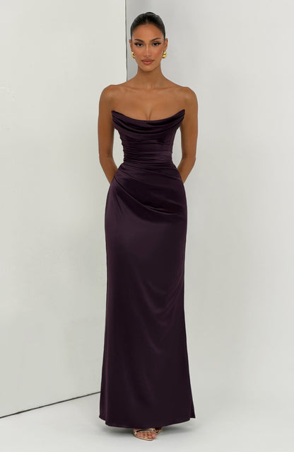 Vessa Maxi Dress Plum