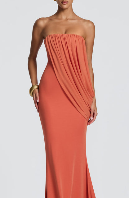 Vienna Maxi Dress Burnt Orange