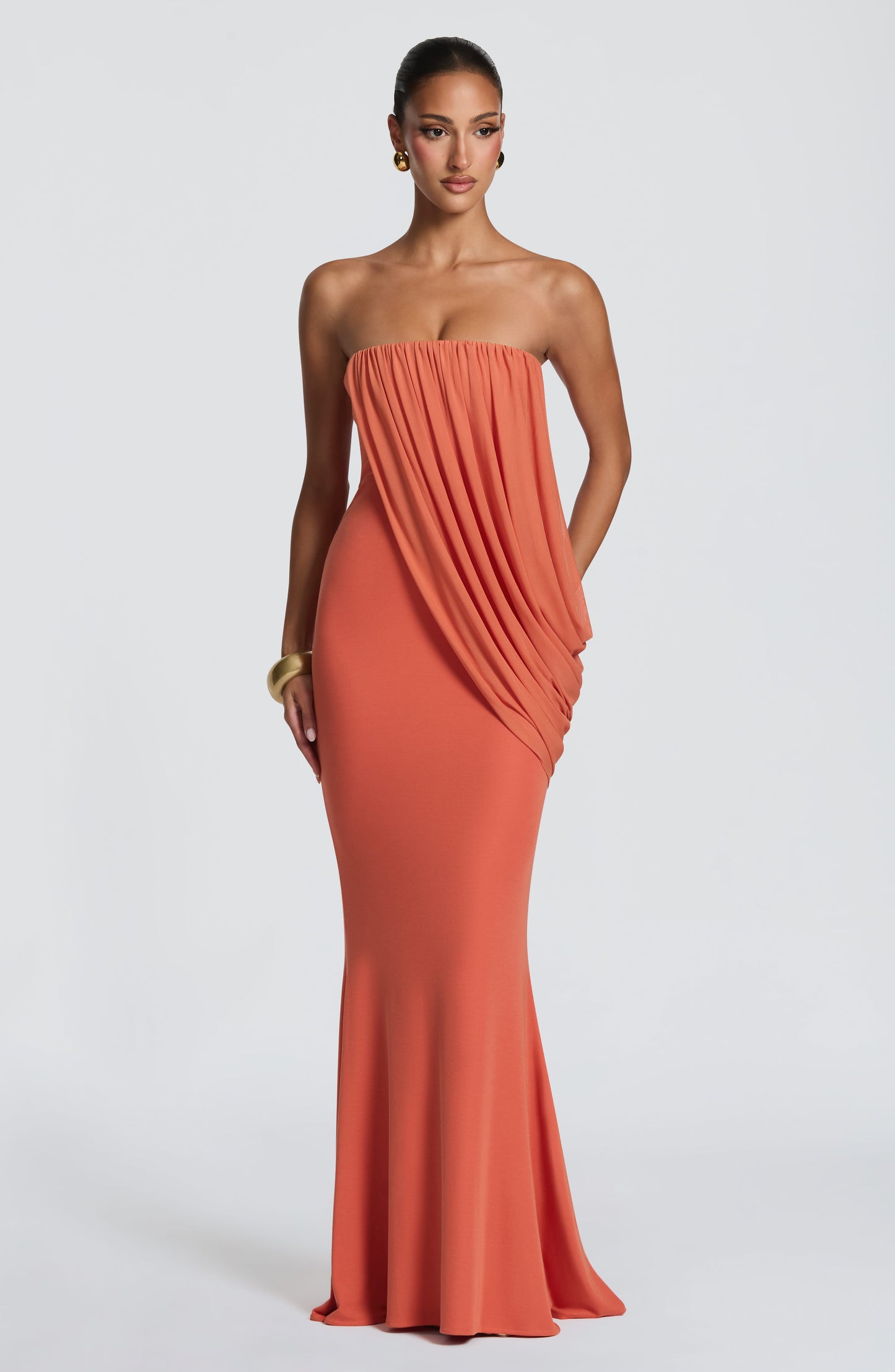 Vienna Maxi Dress Burnt Orange