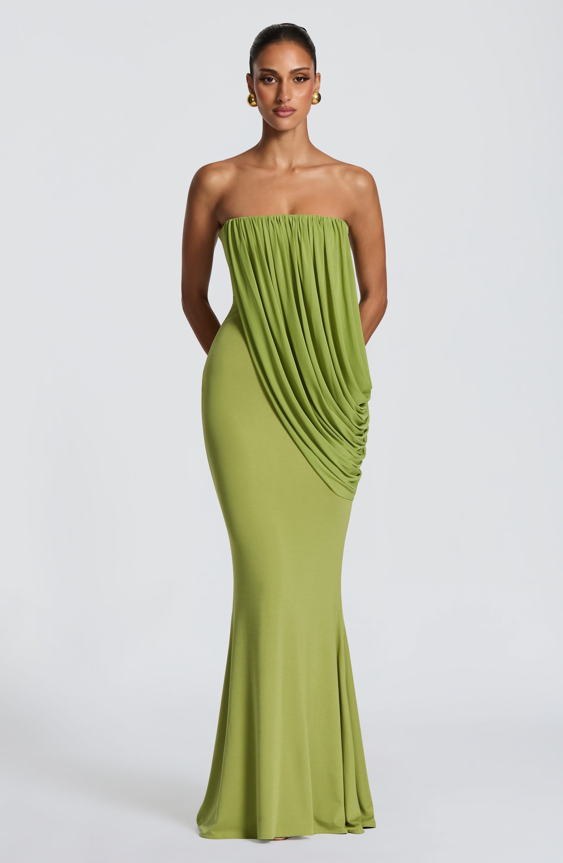 Vienna Maxi Dress Olive