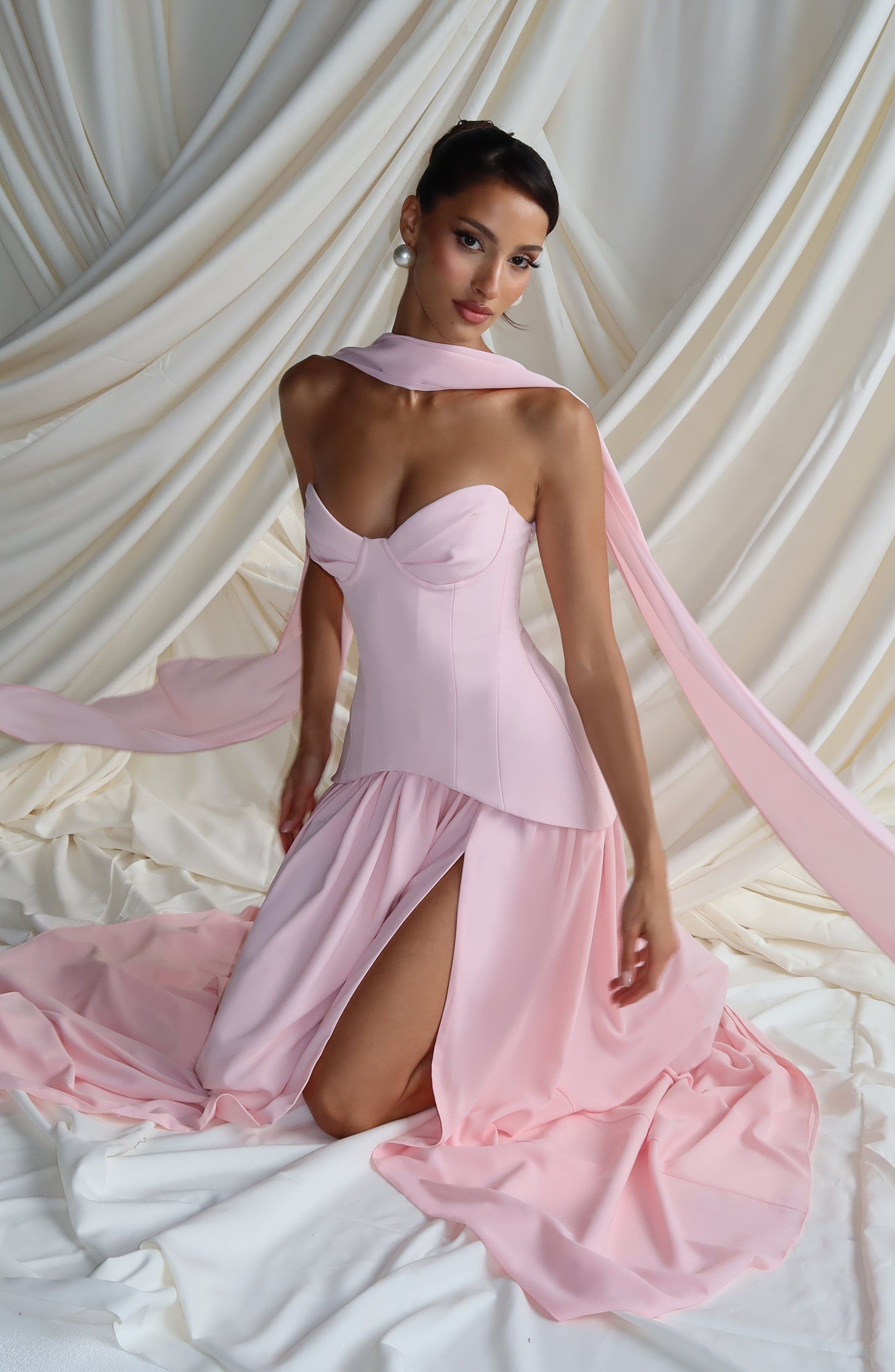 Vietta Maxi Dress Blush