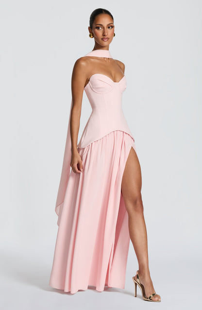 Vietta Maxi Dress Blush