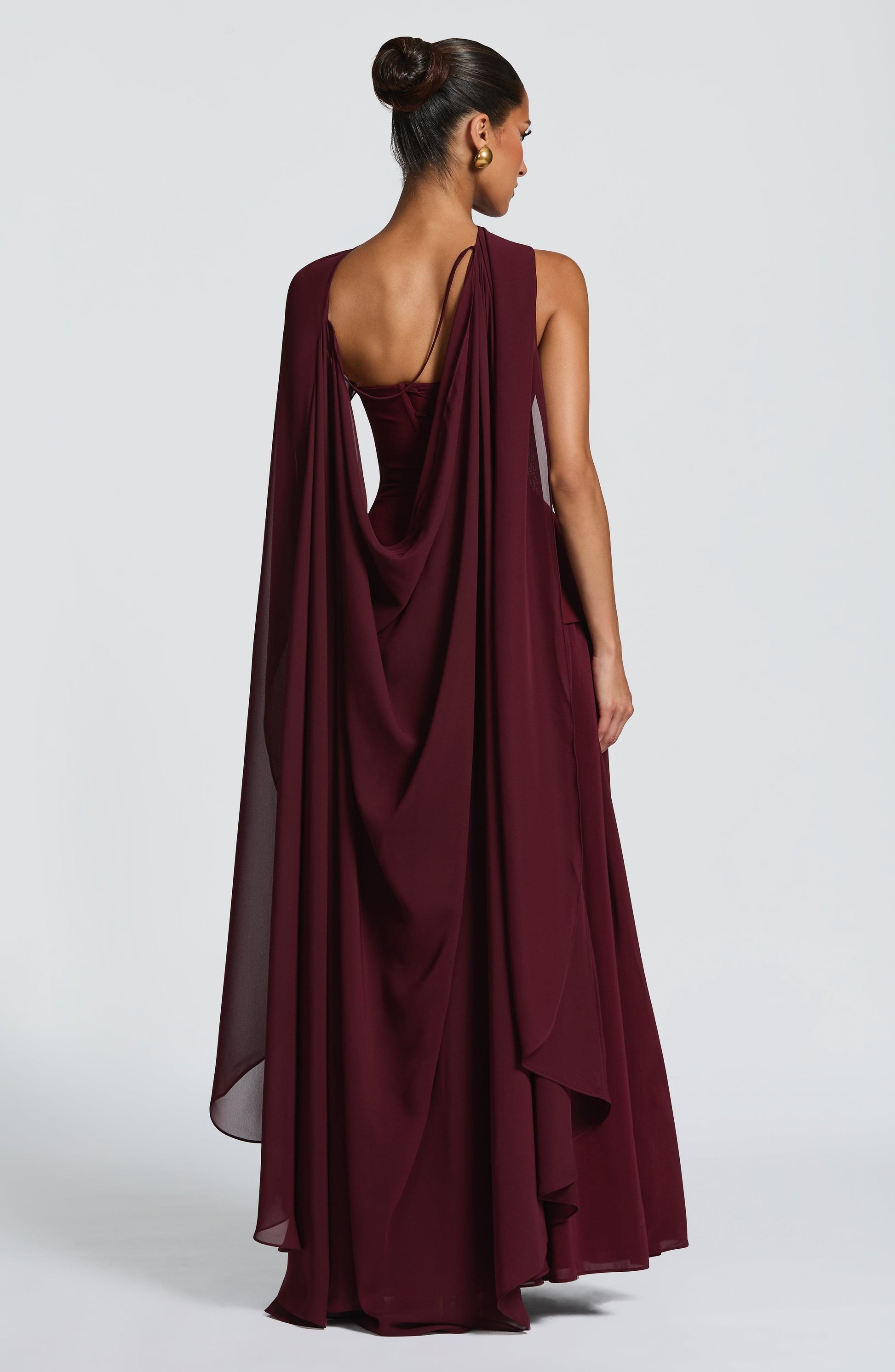 Vietta Maxi Dress Cherry Lacquer