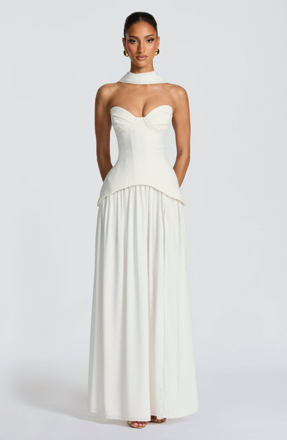 Vietta Maxi Dress Ivory