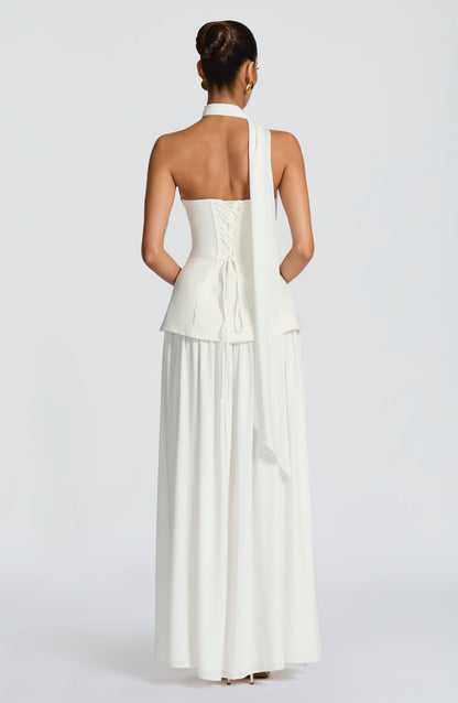 Vietta Maxi Dress Ivory