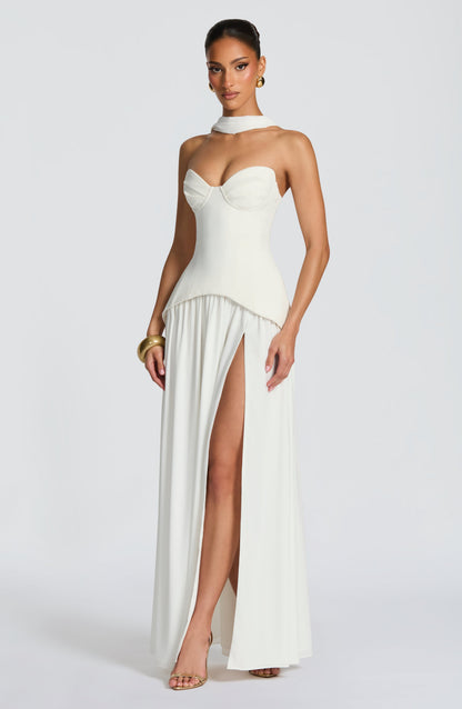 Vietta Maxi Dress Ivory