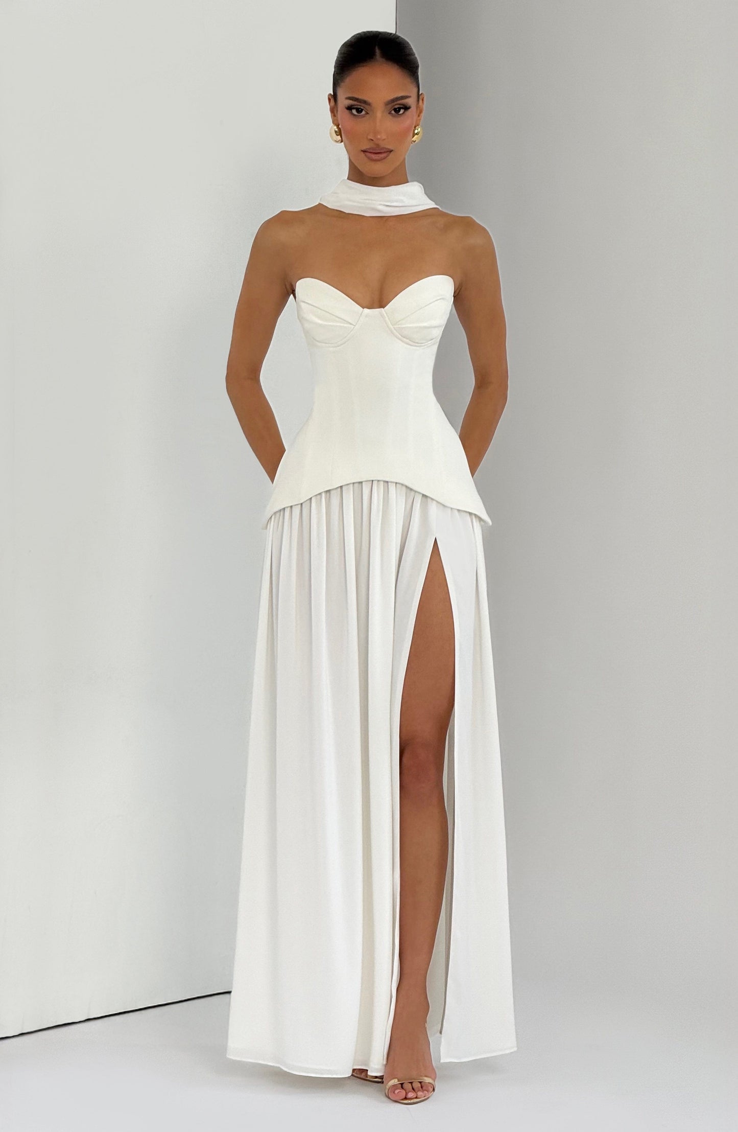 Vietta Maxi Dress Ivory