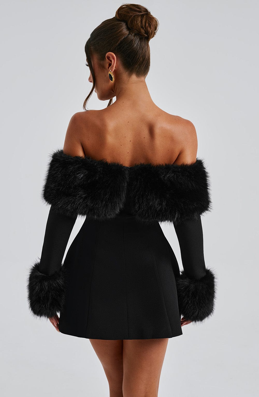 Villanelle Mini Dress Black
