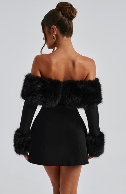 Villanelle Mini Dress Black