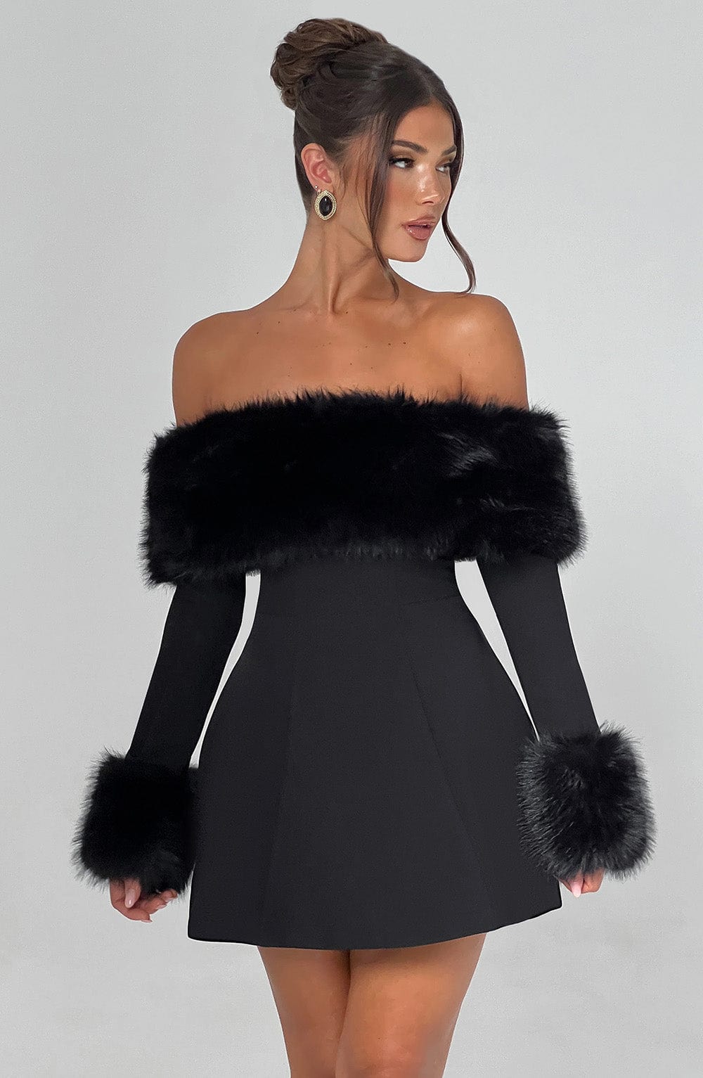 Villanelle Mini Dress Black