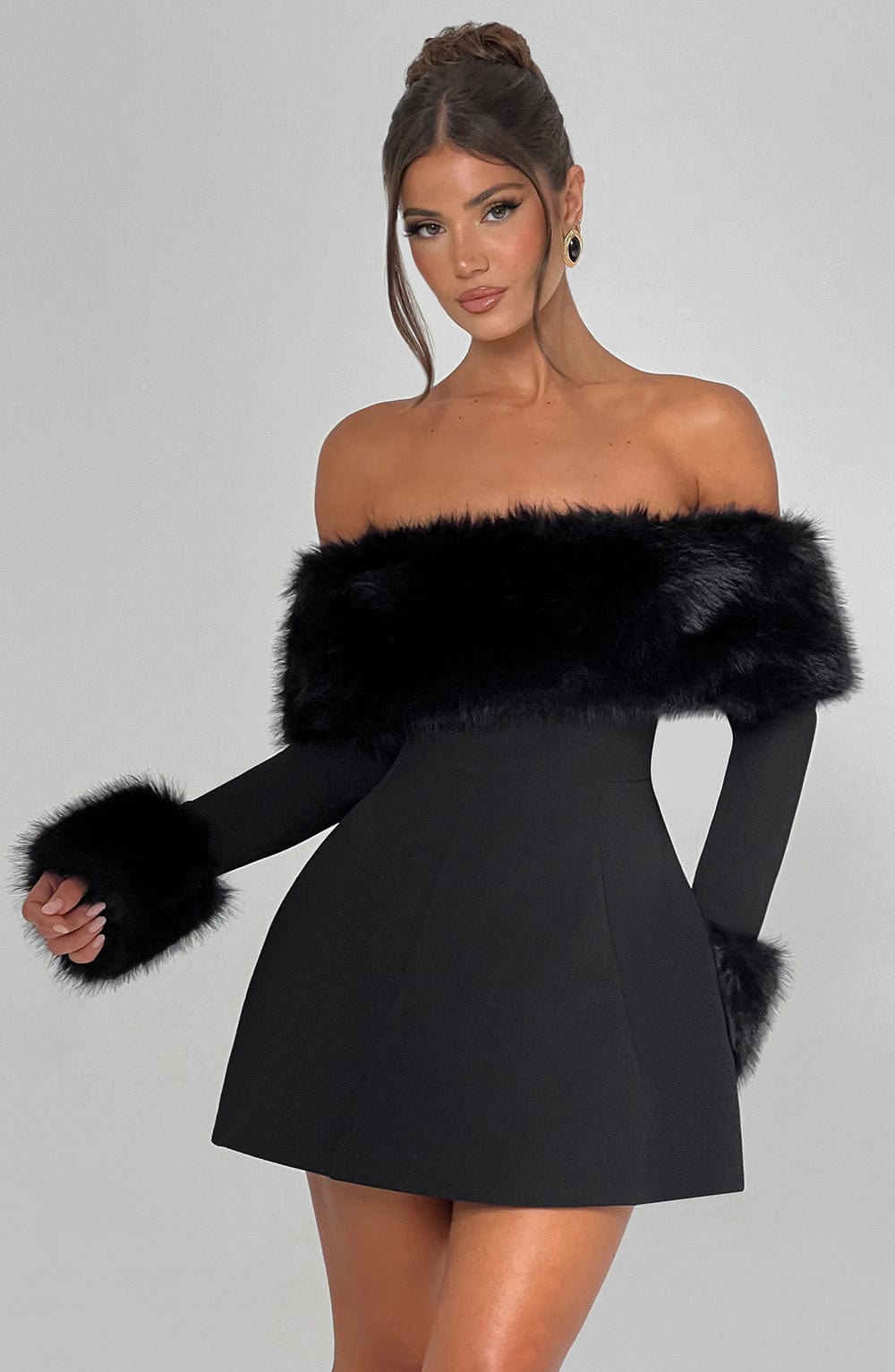 Villanelle Mini Dress Black