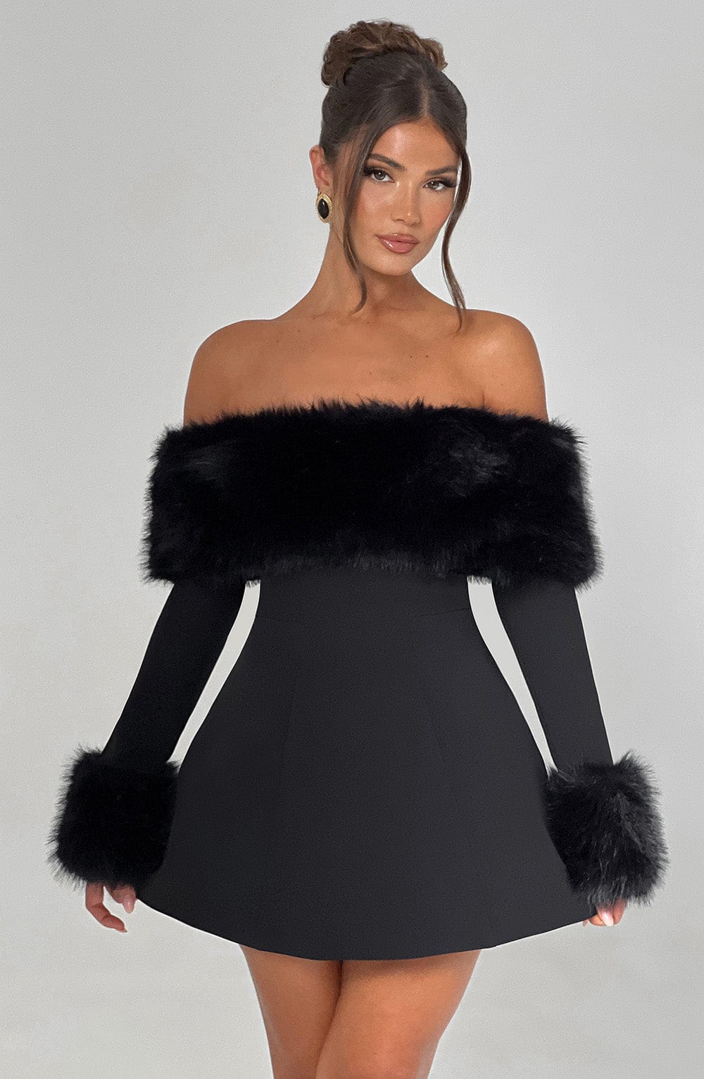 Villanelle Mini Dress Black