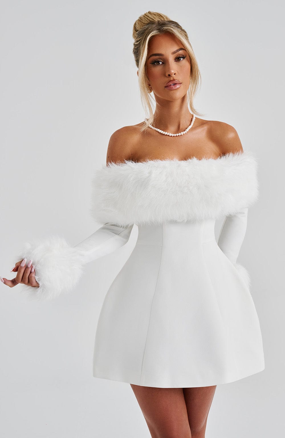 Villanelle Mini Dress Ivory