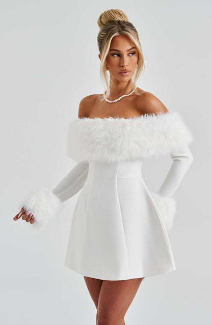 Villanelle Mini Dress Ivory
