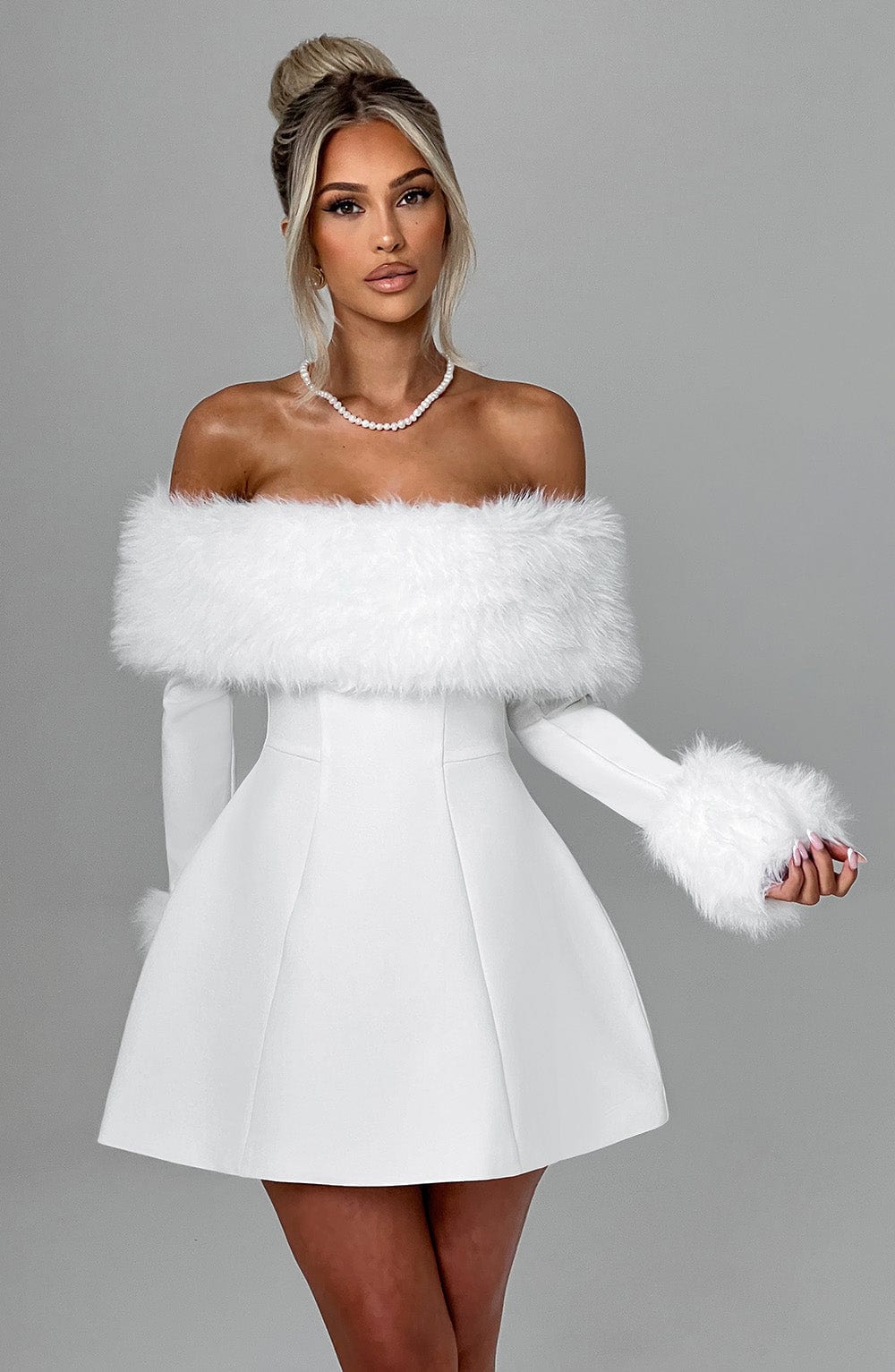 Villanelle Mini Dress Ivory