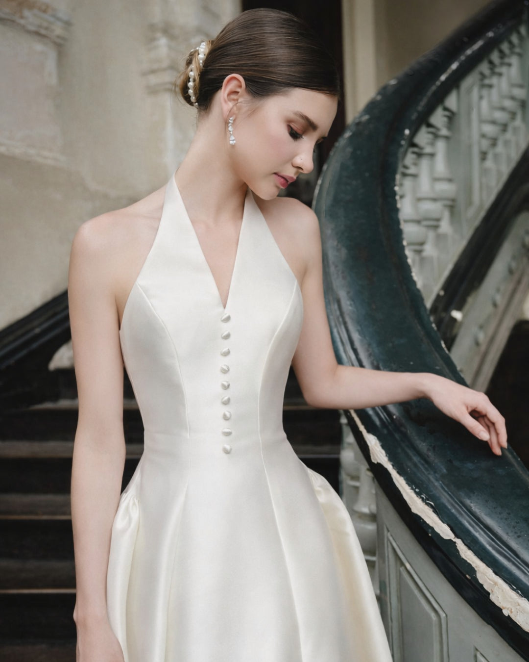Vivienne Midi Dress Ivory