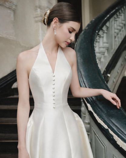 Vivienne Midi Dress Ivory