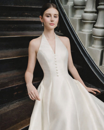 Vivienne Midi Dress Ivory