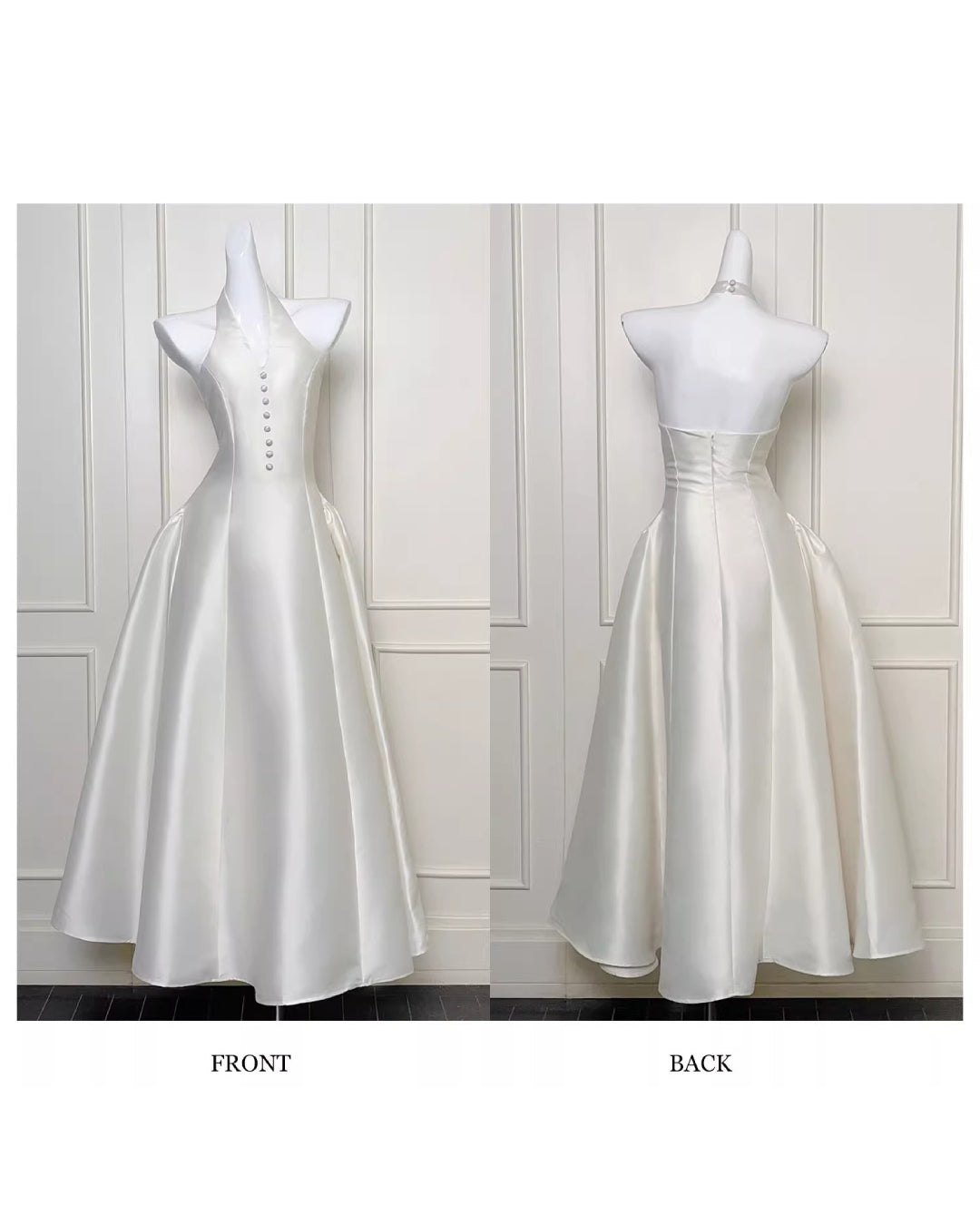 Vivienne Midi Dress Ivory