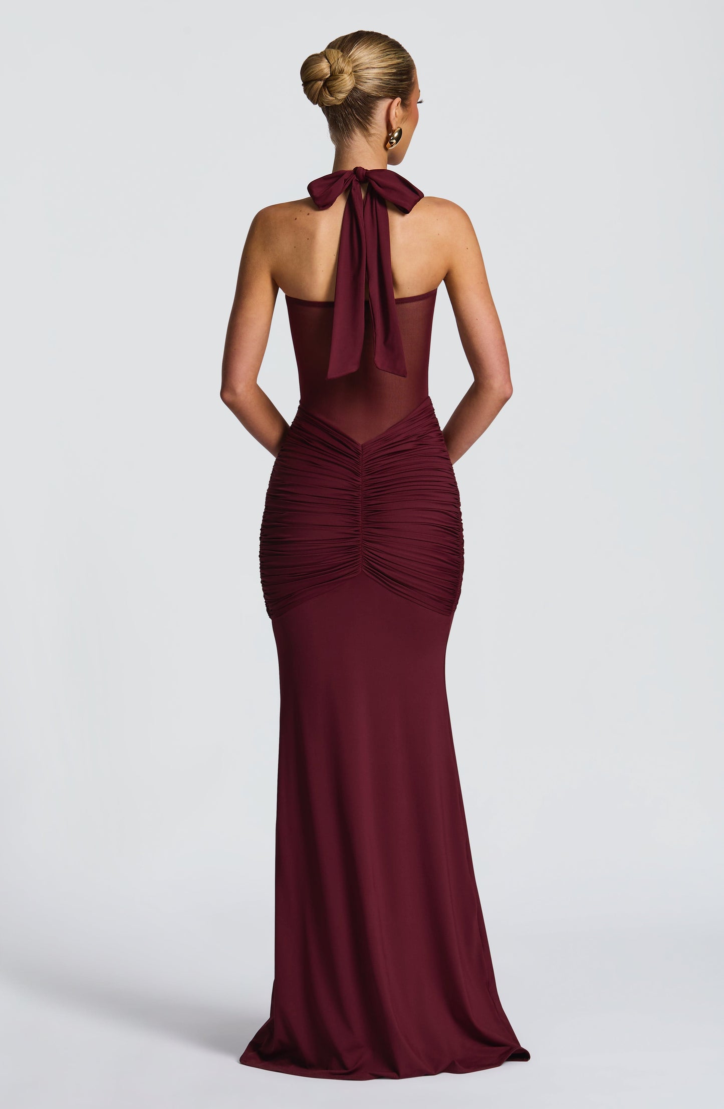 Vixen Maxi Dress Cherry Lacquer
