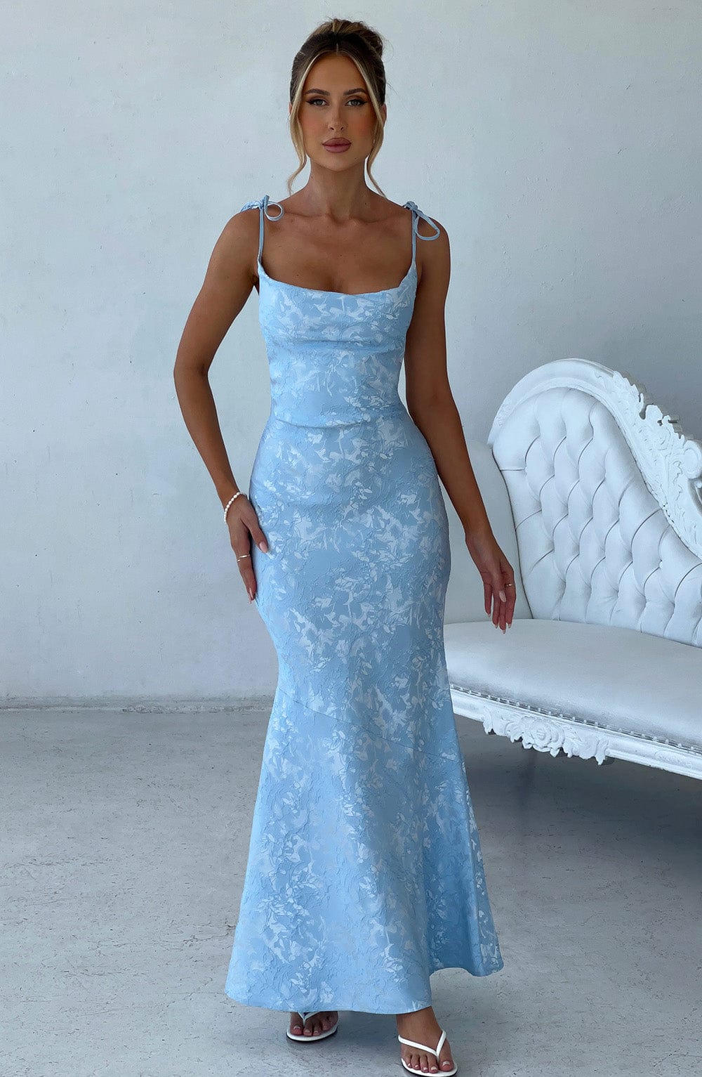 Whitney Maxi Dress Blue