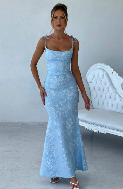 Whitney Maxi Dress Blue