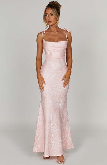 Whitney Maxi Dress Blush