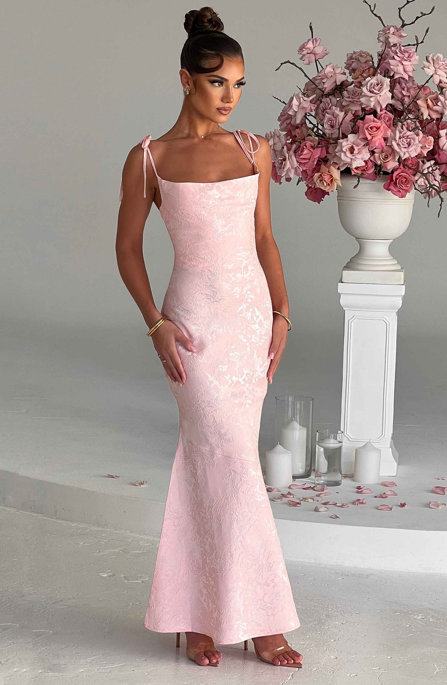 Whitney Maxi Dress Blush
