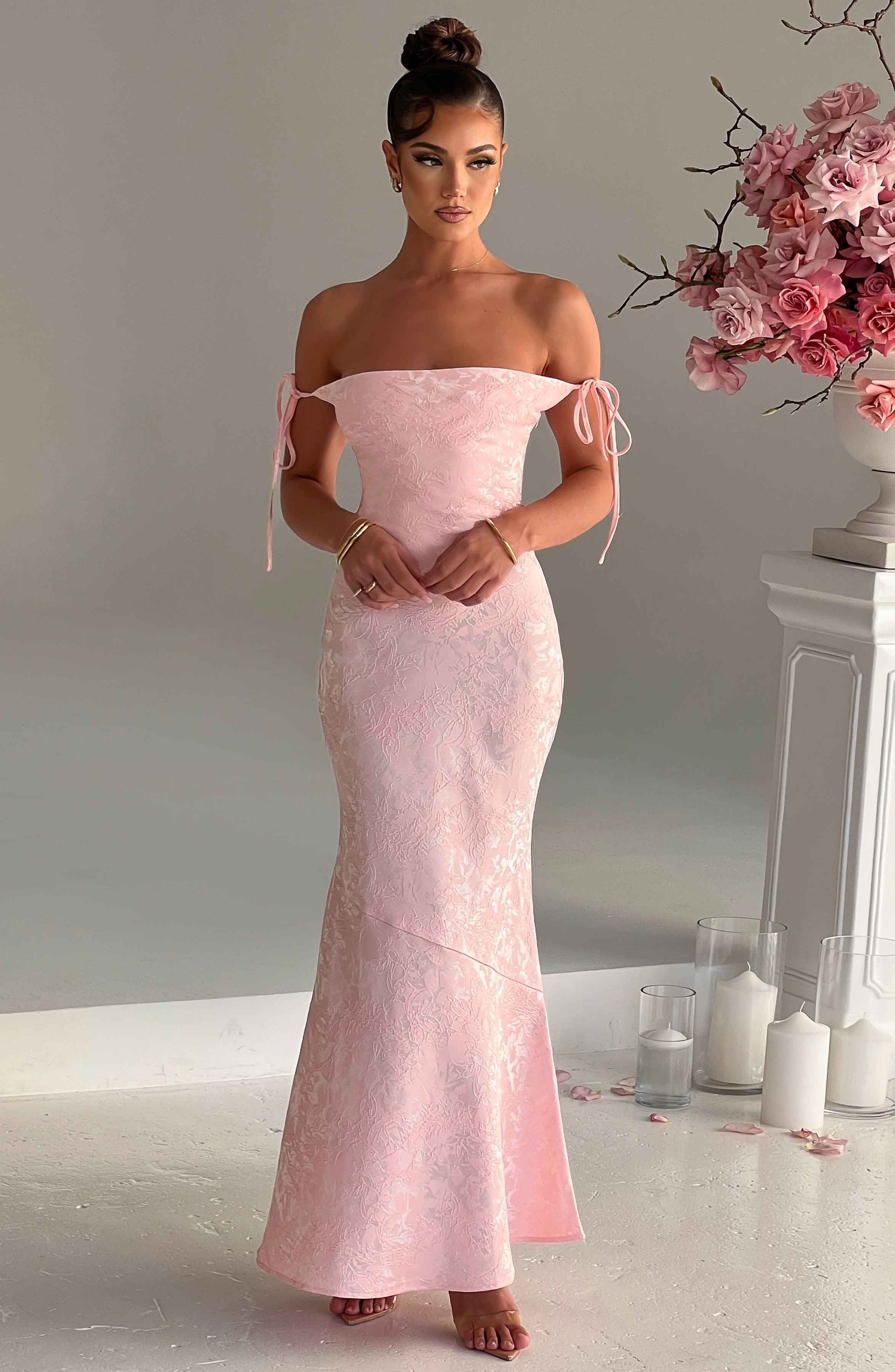 Whitney Maxi Dress Blush