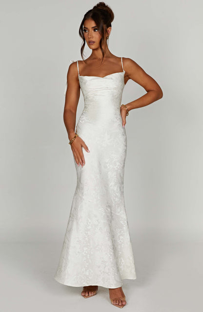 Whitney Maxi Dress Ivory