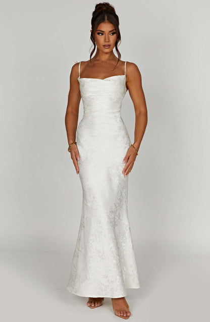 Whitney Maxi Dress Ivory